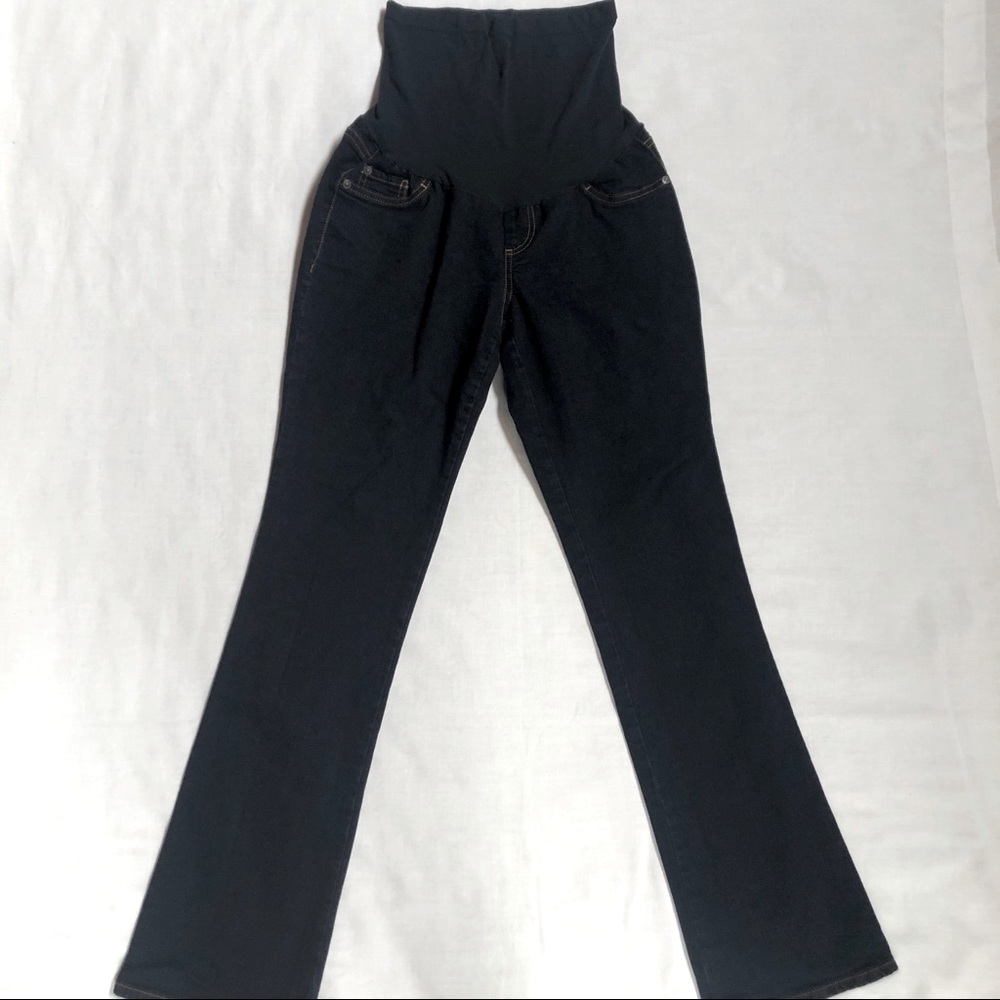 Indigo Blue Maternity Jeans - Picture 2 of 5